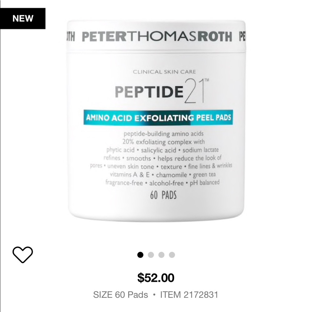 Peter Thomas Roth exfoliating pads